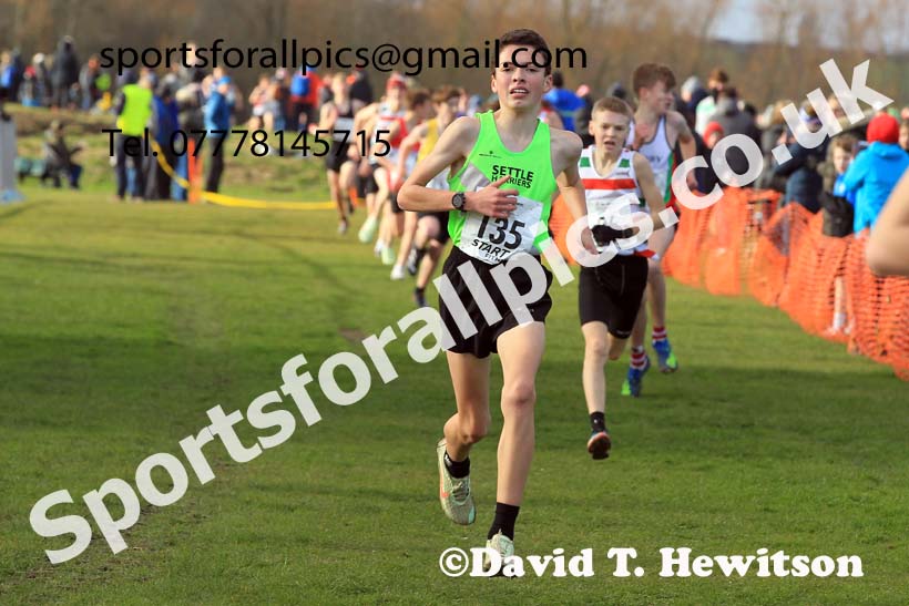 Boys under-15s 2022 Northern Cross Country Champs., Pontefract. Photo: David T. Hewitson/Sports for All Pics